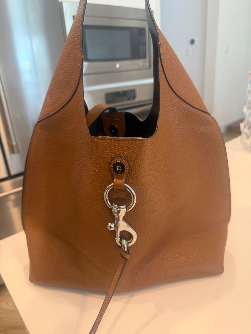 Rebecca Minkoff Megan Hobo – Cognac/Camel Leather